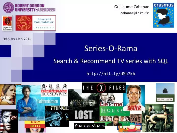 series o rama search recommend tv series with sql http bit ly dmh7kb