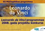 ES Mūžizglītības programma - slide 1