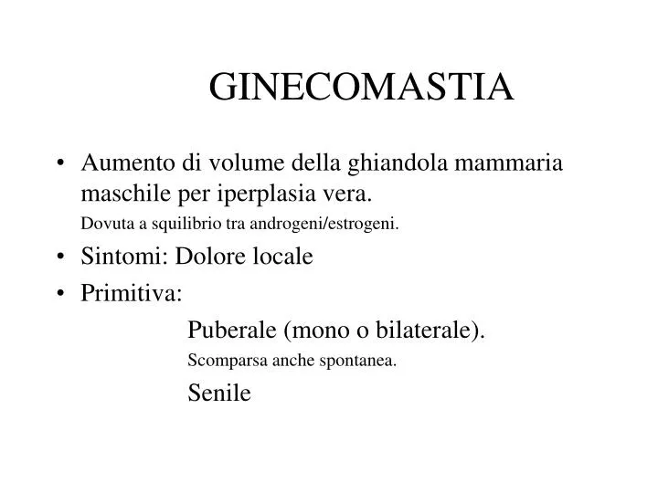 ginecomastia