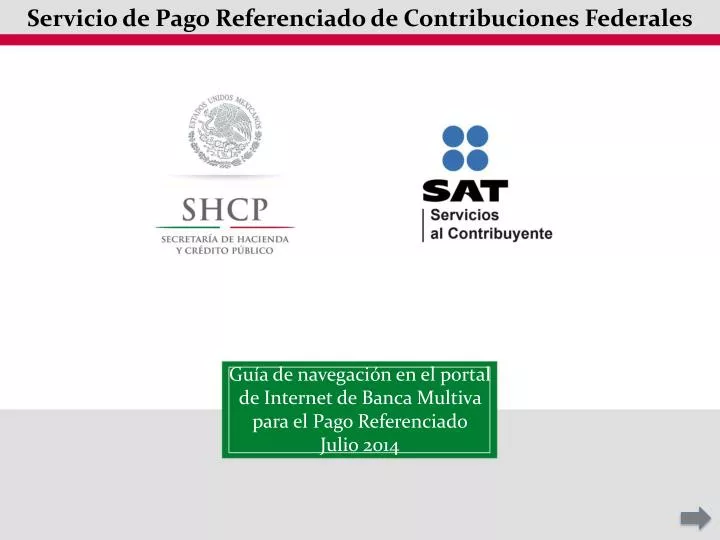 gu a de navegaci n en el portal de internet de banca multiva para el pago referenciado julio 2014