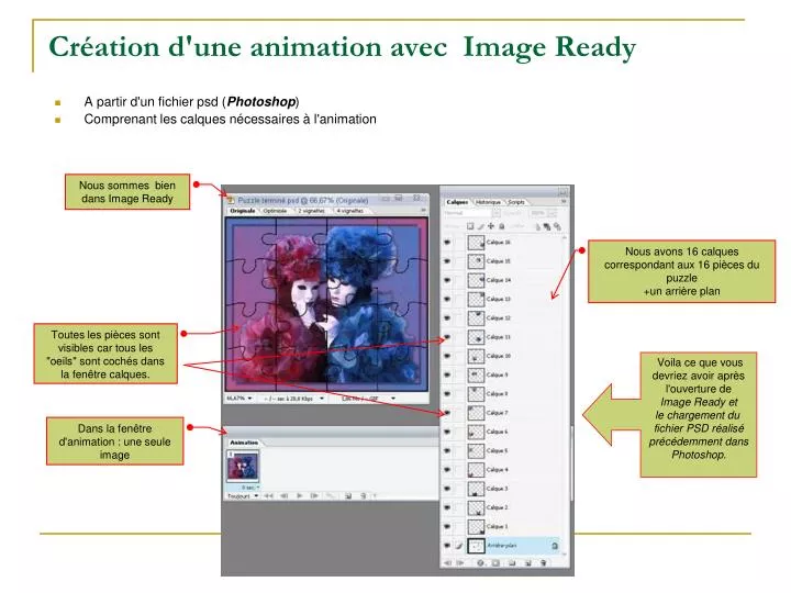 cr ation d une animation avec image ready