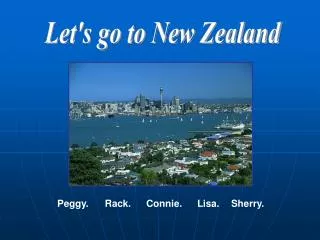 Let's go to New Zealand