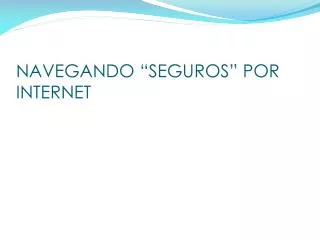 navegando seguros por internet