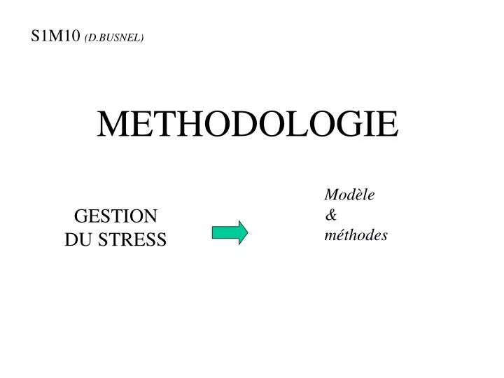 methodologie