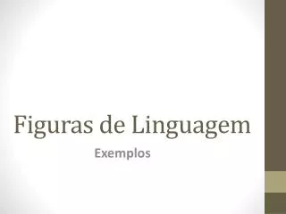 figuras de linguagem