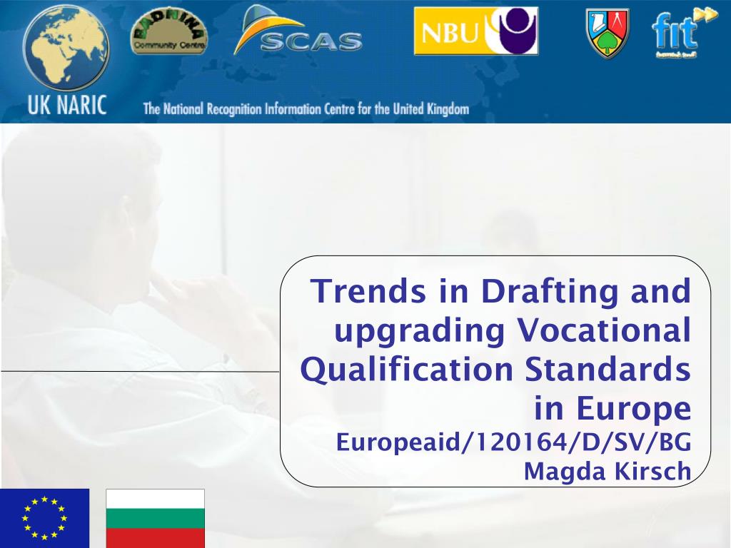 Trends in Drafting and upgrading Vocational Qualification Standards in Europe - slide 1