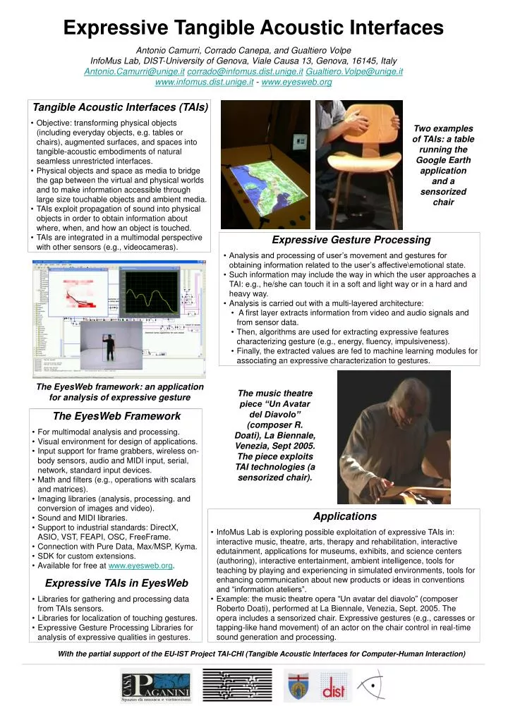 expressive tangible acoustic interfaces
