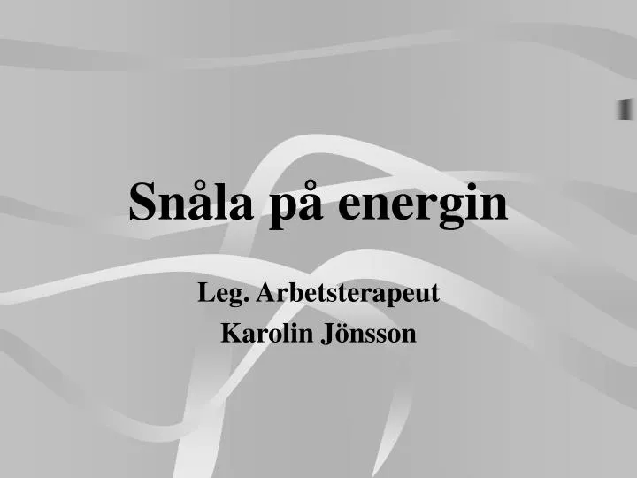 sn la p energin