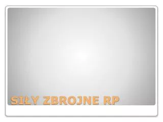 si y zbrojne rp