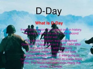 What Is D-Day