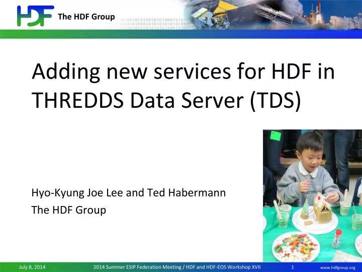 adding new services for hdf in thredds data server tds