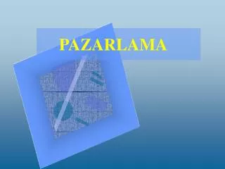 pazarlama