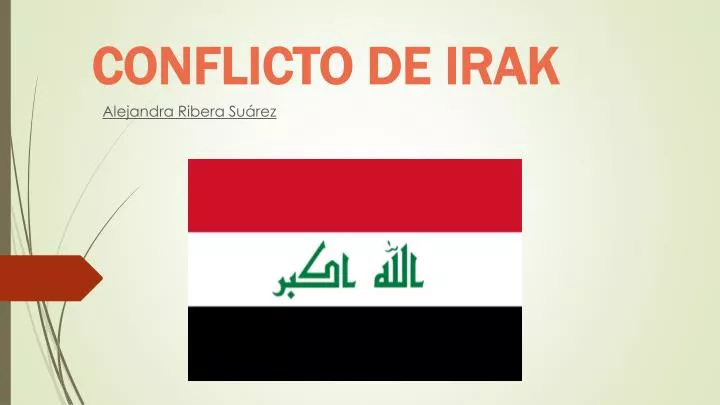 conflicto de irak