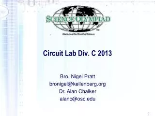 Circuit Lab Div. C 2013