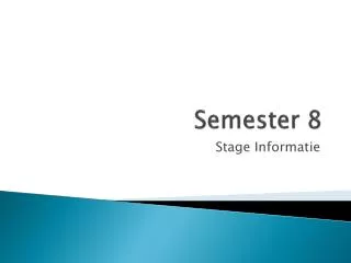 semester 8