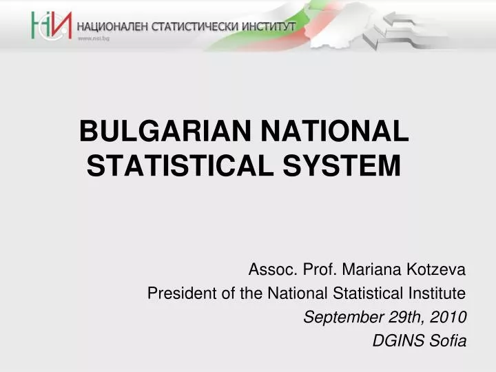 bulgarian national statistical system