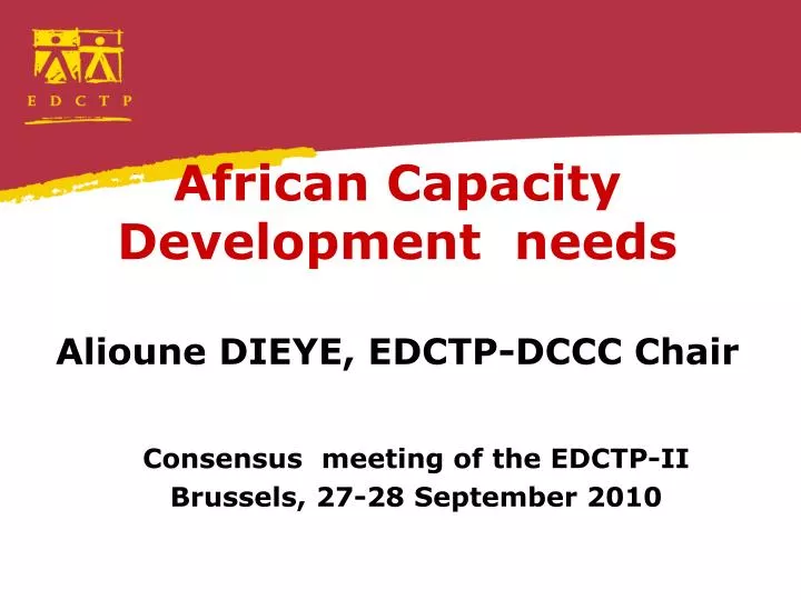 african capacity development needs