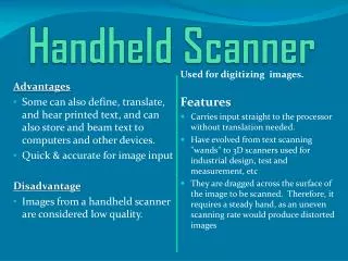 Handheld Scanner