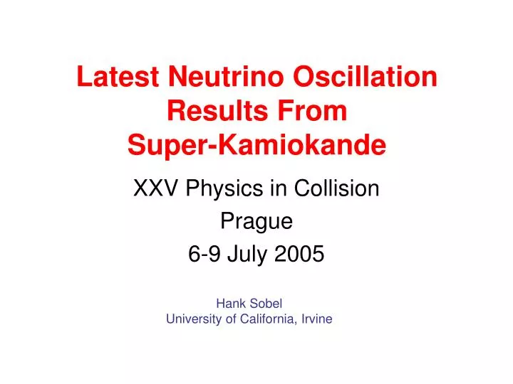 latest neutrino oscillation results from super kamiokande