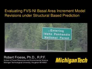 Evaluating FVS-NI Basal Area Increment Model Revisions under Structural Based Prediction