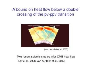 A bound on heat flow below a double crossing of the pv-ppv transition