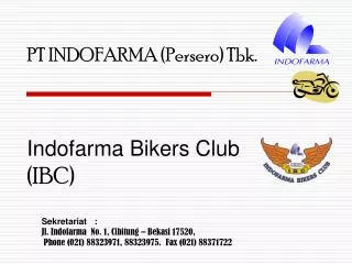 indofarma bikers club ibc