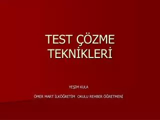 test zme tekn kler