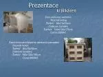 Prezentace - slide 1