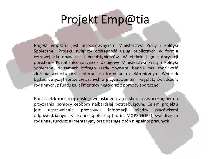 projekt emp@tia