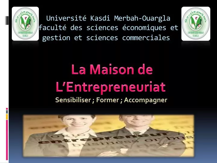 universit kasdi merbah ouargla facult des sciences conomiques et gestion et sciences commerciales