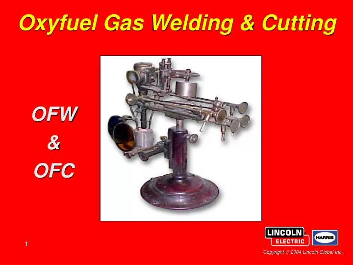oxyfuel gas welding cutting