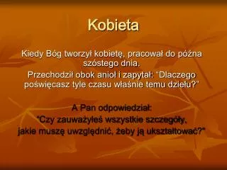 kobieta