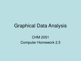 graphical data analysis