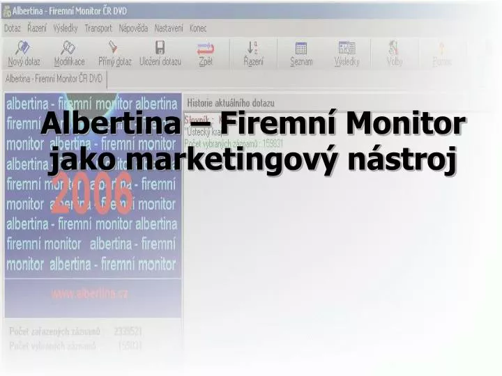 albertina firemn monitor jako marketingov n stroj