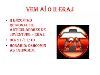 vem a o ii eraj