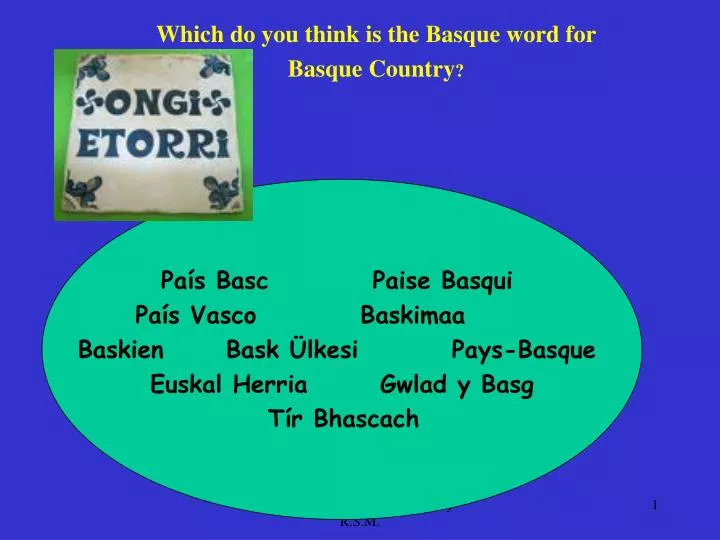 which do you think is the basque word for basque country