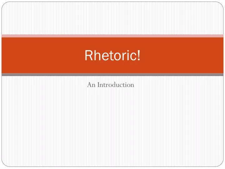 rhetoric