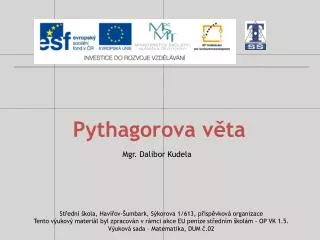 pythagorova v ta