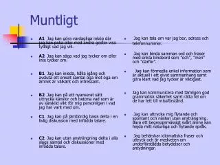muntligt