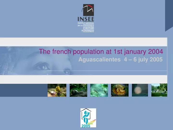 the french population at 1st january 2004