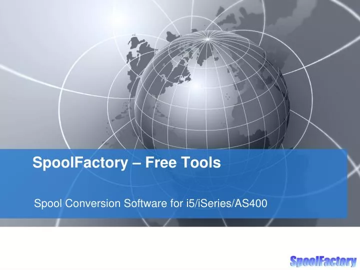 spoolfactory free tools