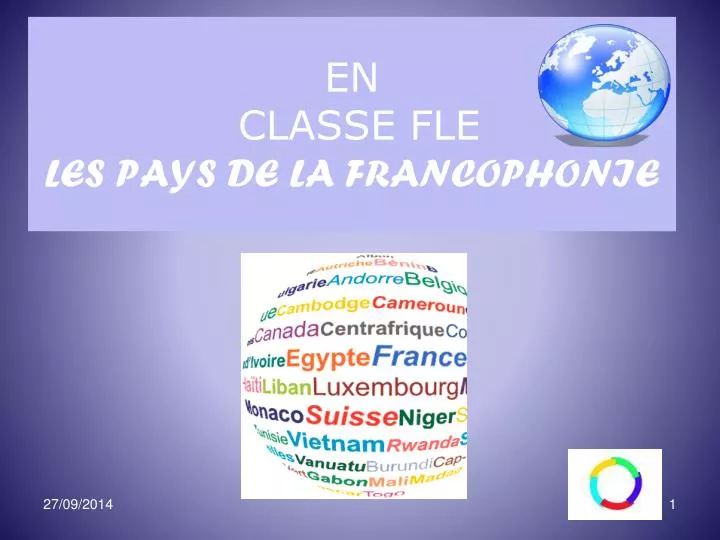 en classe fle les pays de la francophonie