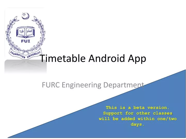 timetable android app