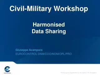 civil military workshop harmonised data sharing