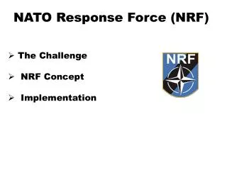 NATO Response Force (NRF)