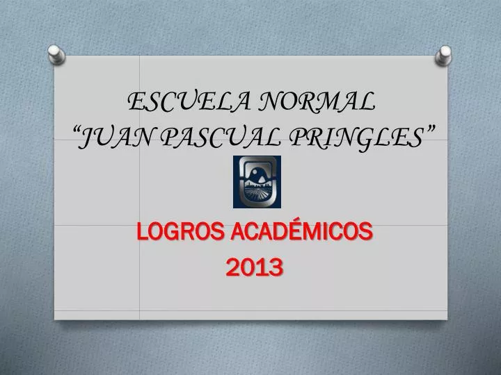 escuela normal juan pascual pringles