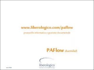 www liberologico com paflow protocollo informatico e gestione documentale