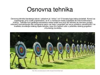 osnovna tehnika