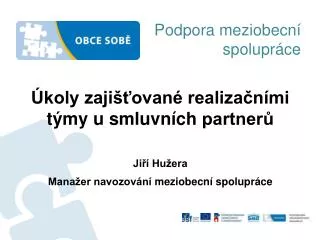 podpora meziobecn spolupr ce