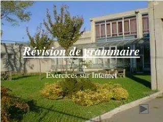 r vision de grammaire